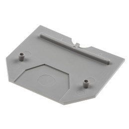 5 pcs - RS PRO End Cover for Use with DIN Rail Terminal Blocks