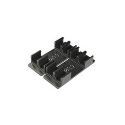 1 pcs : EFA04-71-P03 - Cable Mounting & Accessories Splice Clip & Pads,Black,3.9MM, Splice Clip & Pads,Black