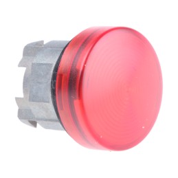 1 pcs - Schneider Electric Red Pilot Light Head, 22mm Cutout Harmony XB4 Series