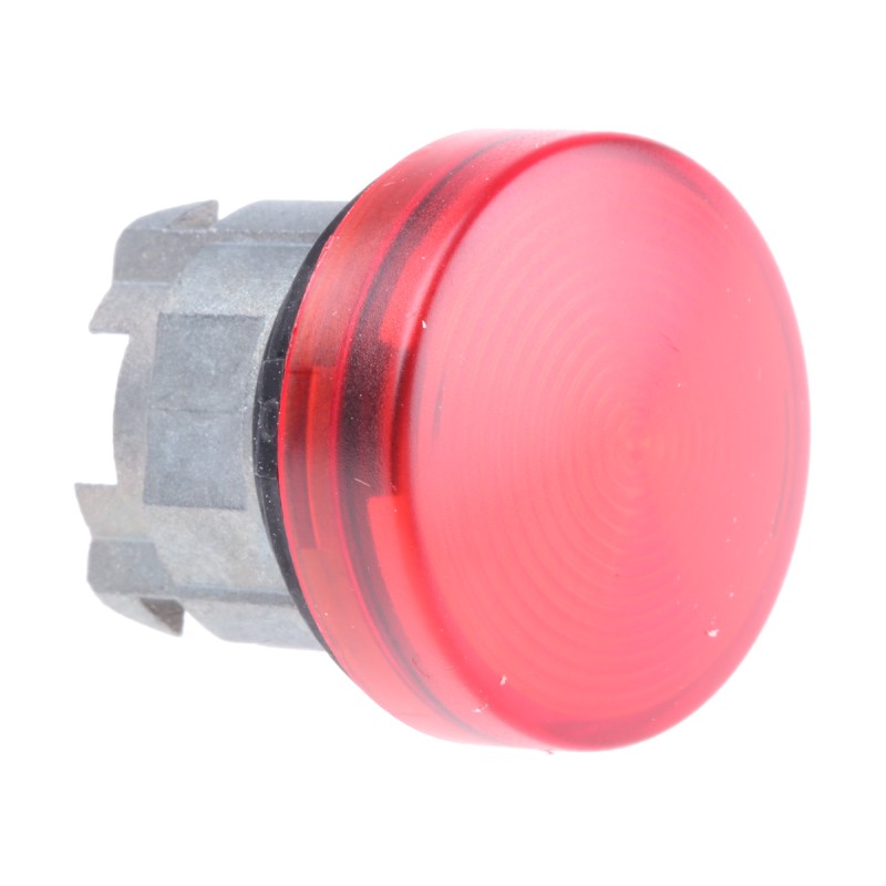 1 pcs - Schneider Electric Red Pilot Light Head, 22mm Cutout Harmony XB4 Series
