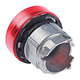 1 pcs - Schneider Electric Red Pilot Light Head, 22mm Cutout Harmony XB4 Series