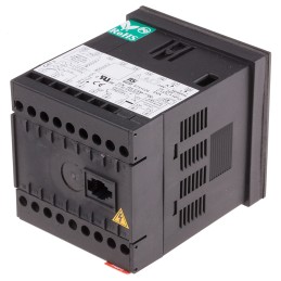 1 pcs - RS PRO 1/8 DIN On/Off Temperature Controller, 72 x 72mm 1 Input, 2 Output Relay, 24 V ac/dc Supply Voltage