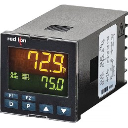 1 pcs - Red Lion PXU Panel Mount PID Temperature Controller, 48 x 48mm, 1 Output Relay, 24 V dc Supply Voltage PID Controller