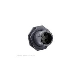1 pcs : UTSX7124P - Standard Circular Connector Jam nut receptacle, without backshell, for 4 male contacts, IP68/69K