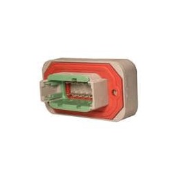 1 pcs : DTM15-12PC - Automotive Connectors DTM RECP ASM