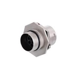1 pcs : RT071412SNH - Standard Circular Connector 12 position Jam Nut Receptacle with Socket contacts