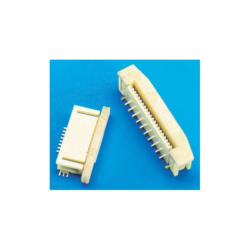 5 pcs - Molex, Easy-On, 52435 0.5mm Pitch 28 Way Right Angle FPC Connector, ZIF Top Contact