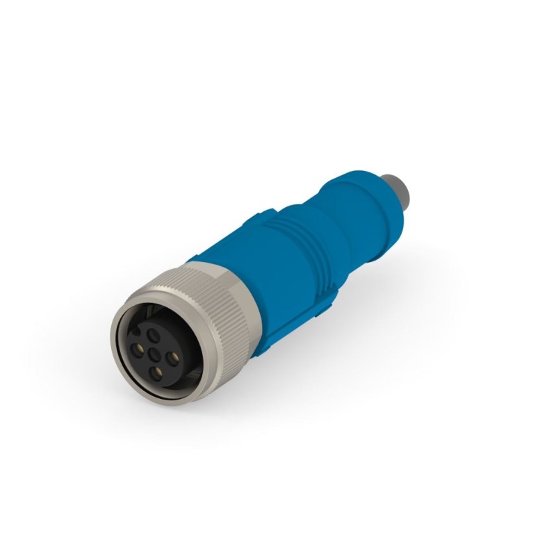 1 pcs - TE Connectivity Straight Female 3 way M12 to M12 Cable Assembly, 1.5m