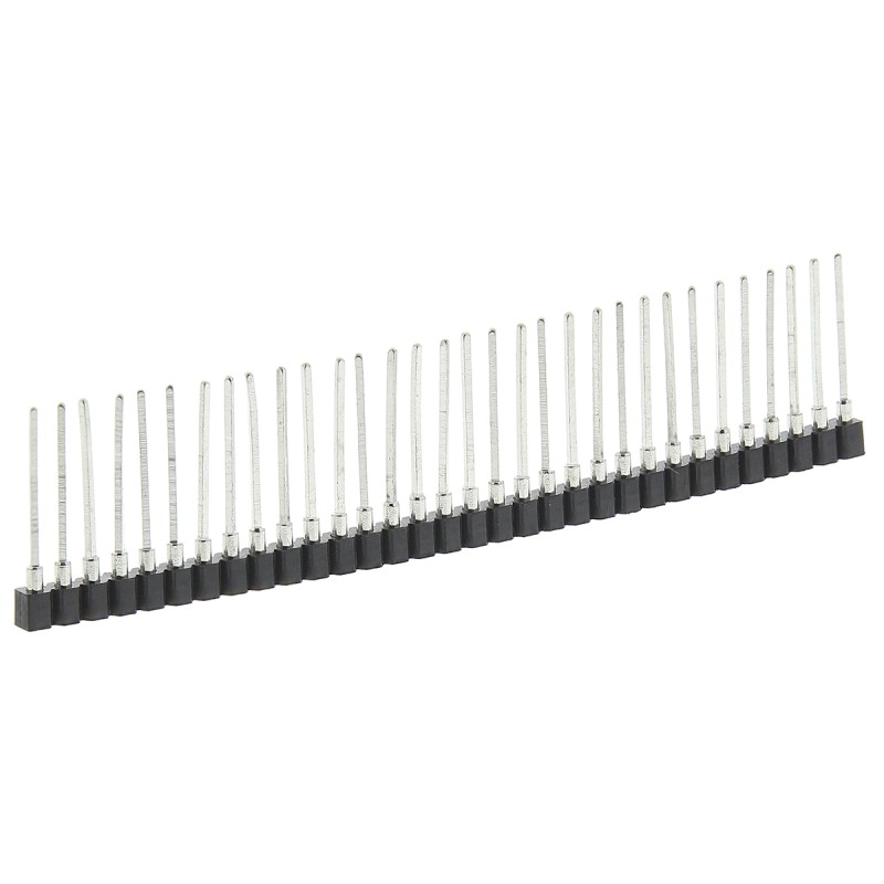 5 pcs - Winslow Straight Through Hole Mount Socket Strip, 32-Contact, 1-Row, 2.54mm Pitch, Solder Termination