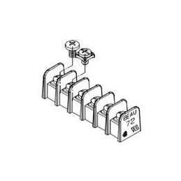 1 pcs : 38720-7506 - Barrier Terminal Blocks .375 6P PC TERM no ends
