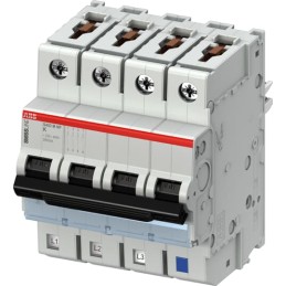 1 pcs - ABB SMISSLINE TP MCB, 4P, 2A Curve K, 415V AC