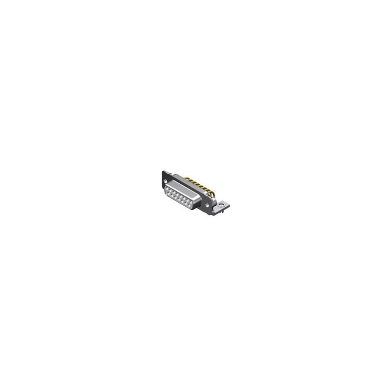 1 pcs : 173109-0172 - D-Sub Standard Connectors FCT DSUB RA PC RCPT 15 PN W/CLINCH