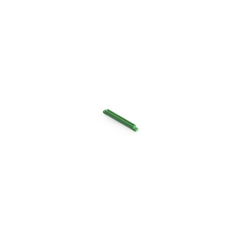 1 pcs : 307-022-531-102 - Standard Card Edge Connectors 22 POS .156' x .200' GREEN