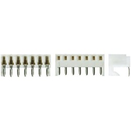 5 pcs - Molex KK 254 Series Right Angle Through Hole Mount PCB Socket, 7-Contact, 1-Row, 2.54mm Pitch, Solder Termination