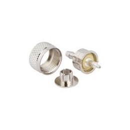 1 pcs : 083-58FCP-RFX - RF Connectors / Coaxial Connectors UHF STRT CRIMP PLUG FOR RG-58