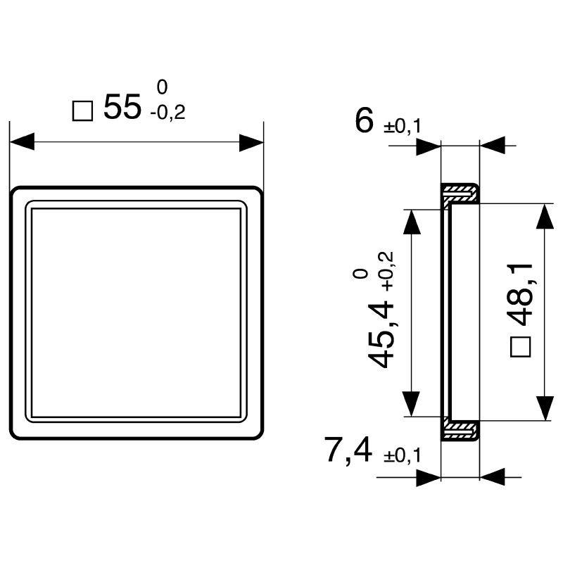 1 pcs - Crouzet Adapter For Use With Electromechanical Hour Counter