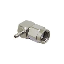 1 pcs : CONREVSMA012-R178 - RF Connectors / Coaxial Connectors RPSMA Male RAng Cbl End Crimp - RG-178
