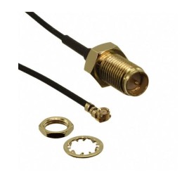 100 pcs - RS PRO MHF1 to Male RP-SMA Coaxial Cable, 152mm, Terminated