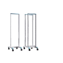 1 pcs - Rittal DK 7445 Series Grey 45 U Steel Server Rack , with 2-Post Frame