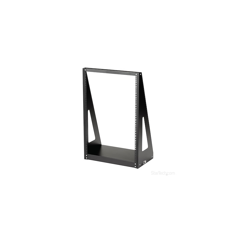1 pcs - StarTech.com Black 16U Steel Server Rack , with 2-Post Frame