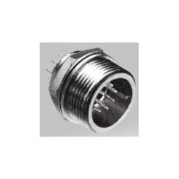 1 pcs : HR10A-10TR-12PB(73) - Circular Push Pull Connectors REC 12POS MALE DIP