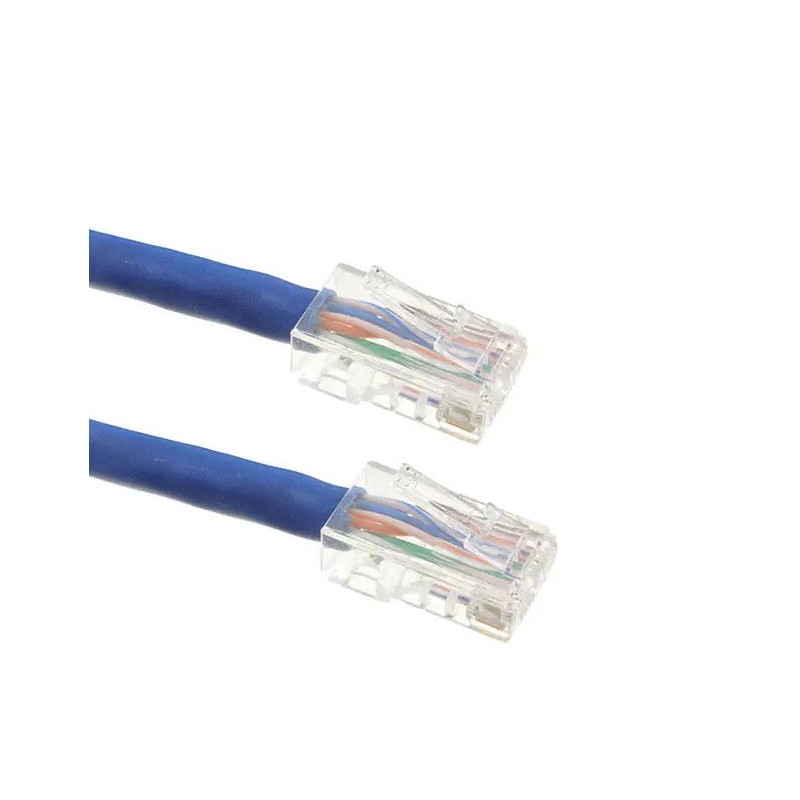 100 pcs - RS PRO Cat6 RJ45 to RJ45 Ethernet Cable, U/UTP, Blue, 915mm