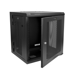 1 pcs - StarTech.com Black 12U Server Rack , 610 x 640 x 550mm