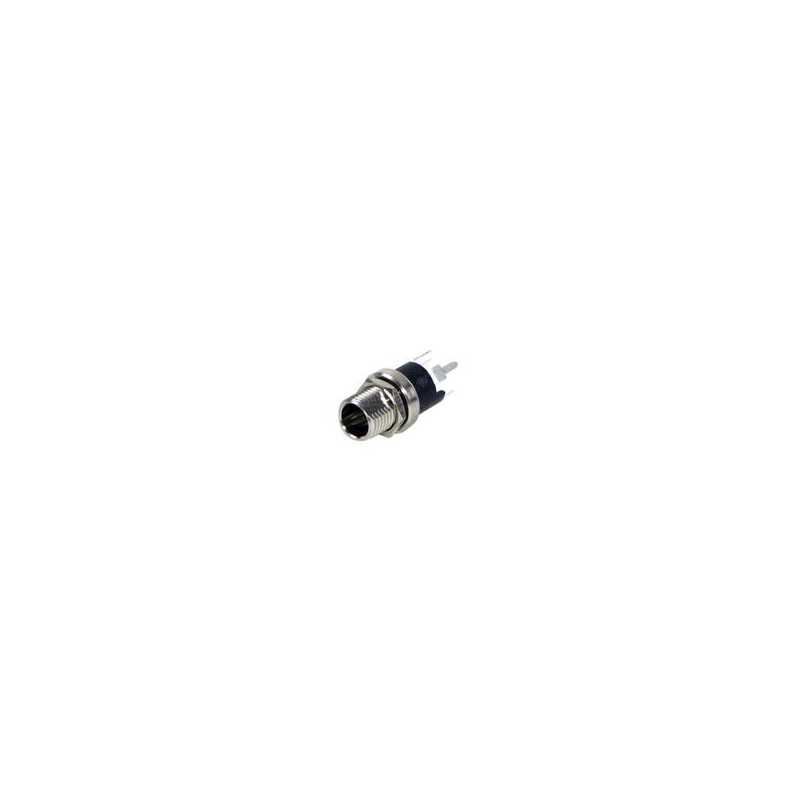1 pcs : PCL722A - DC Power Connectors 2.0mm Pin Strght PC Mnt Bushing L .21in