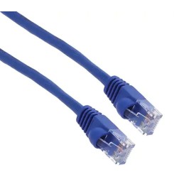 100 pcs - RS PRO Cat5e RJ45 to RJ45 Ethernet Cable, U/UTP, Blue, 3m