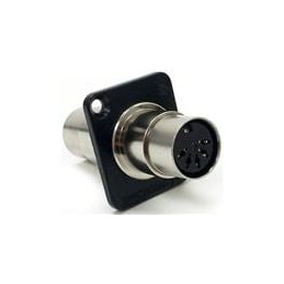 1 pcs : EHMIDI2B - Circular DIN Connectors MIDI CPLR BLACK