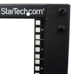 1 pcs - StarTech.com Black 12U Steel Server Rack , with 4-Post Frame