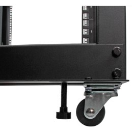 1 pcs - StarTech.com Black 12U Steel Server Rack , with 4-Post Frame
