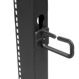 1 pcs - StarTech.com Black 12U Steel Server Rack , with 4-Post Frame