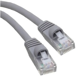 100 pcs - RS PRO Cat5e RJ45 to RJ45 Ethernet Cable, U/UTP, Grey, 915mm