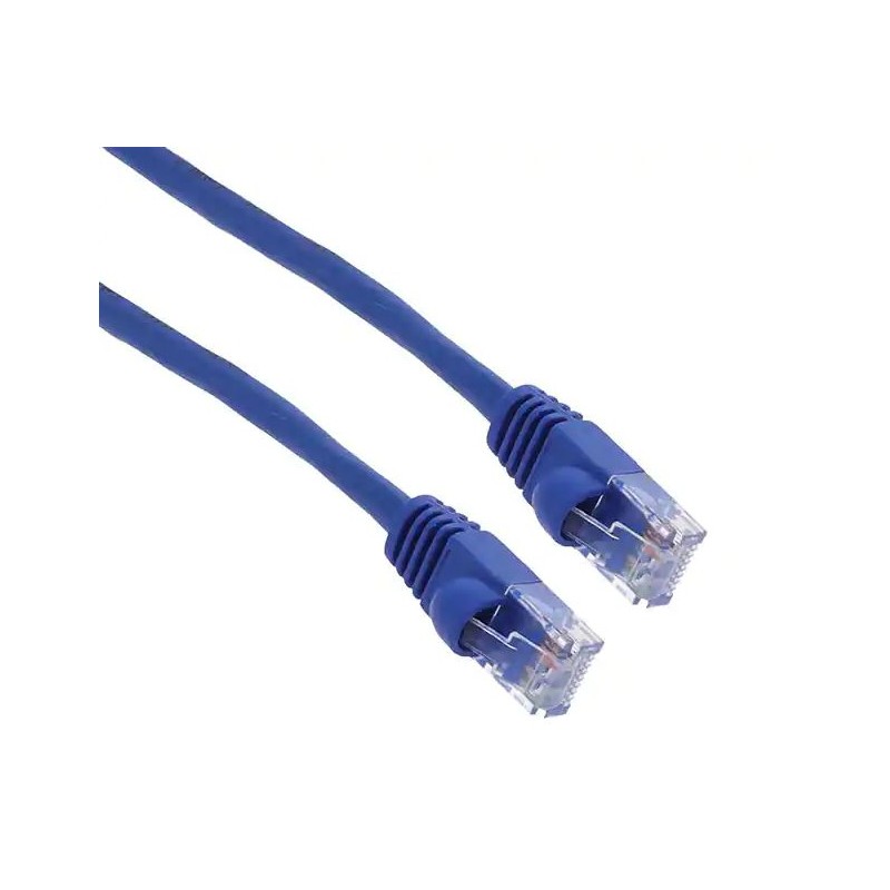 100 pcs - RS PRO Cat5e RJ45 to RJ45 Ethernet Cable, U/UTP, Blue, 2.1m