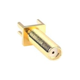 1 pcs : CONSMA003.062-L-G - RF Connectors / Coaxial Connectors SMA Fml Edge Mnt for 0.062 PCB, Extended