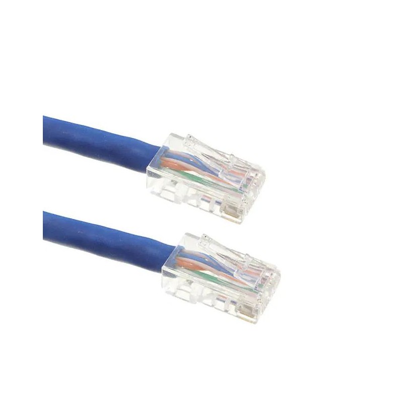100 pcs - RS PRO Cat6 RJ45 to RJ45 Ethernet Cable, U/UTP, Blue, 2.1m