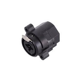 1 pcs : ACJC9H BULK - XLR Connectors 1/4' XLR Dual Chassis Mount C Type Stereo Horizontal PCB (24 mm) Switching XLR