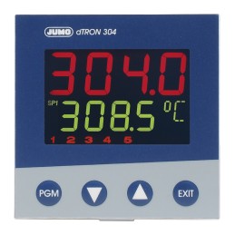 1 pcs - Jumo dTRON PID Temperature Controller, 96 x 96 (1/4 DIN)mm, 5 Output Analogue, 110 - 240 V ac Supply Voltage