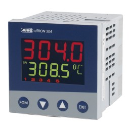 1 pcs - Jumo dTRON PID Temperature Controller, 96 x 96 (1/4 DIN)mm, 5 Output Analogue, 110 - 240 V ac Supply Voltage