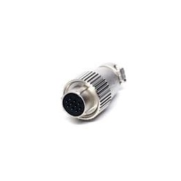 1 pcs : JR16PK-10S(71) - Standard Circular Connector 10P STRT PLUG SCKT ALUMINUM CON SCRW LK