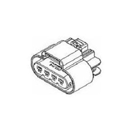 1 pcs : 13521459 - Automotive Connectors 4P FM BLK CONN ASSY 280 SERIES 25 AMPS