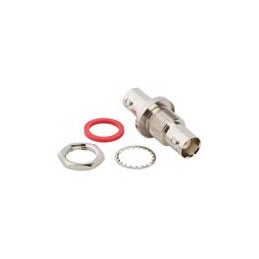 1 pcs : 031-220G-RFX - RF Adapters - In Series BNC JACK/JACK BULKHD