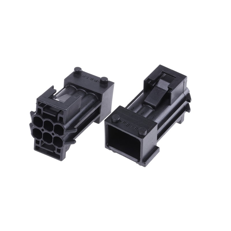 5 pcs - TE Connectivity, Junior Power Timer Automotive Connector Plug 6 Way, Solder Termination