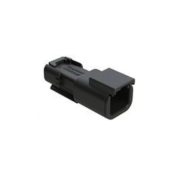 1 pcs : ATM04-2P-SF01BLK - Automotive Connectors A SERIES-ATM-CONNECTOR ENDCAPS