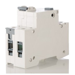 1 pcs - Siemens RCBO, 6A Current Rating, 2P Poles, 30mA Trip Sensitivity, Type C, Sentron Range