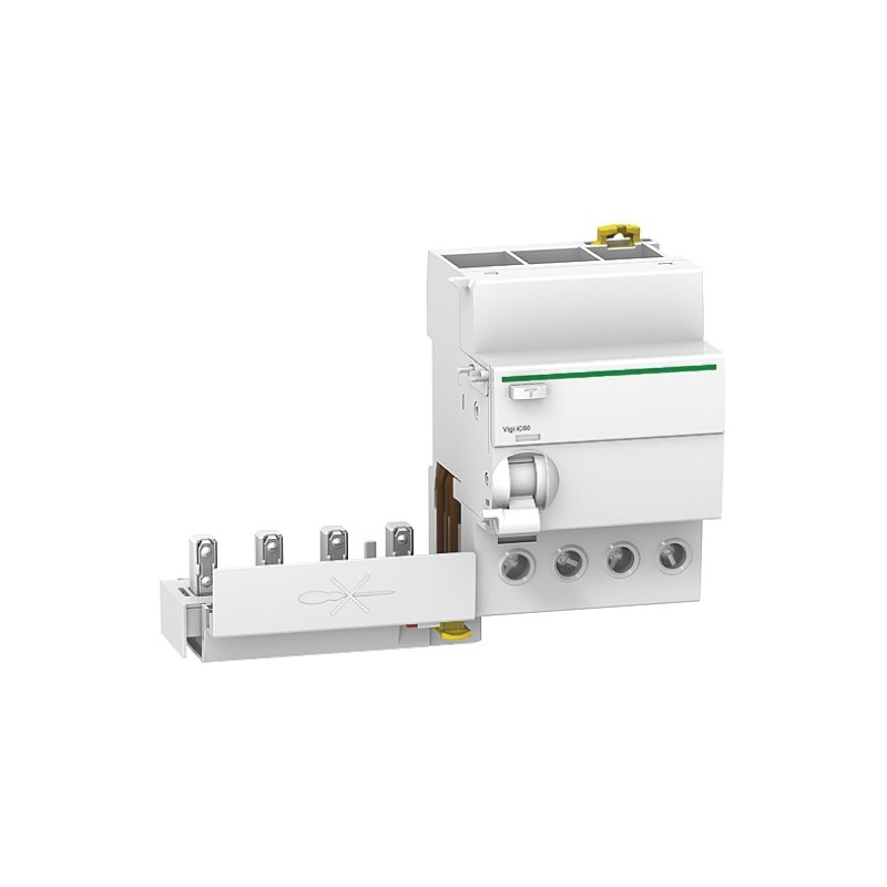 1 pcs - Schneider Electric Vigi RCD, 63A, 4 Pole, 30mA