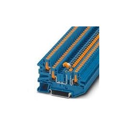 1 pcs : 1079067 - DIN Rail Terminal Blocks PTV 2,5-TWIN-MT BU