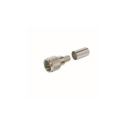 1 pcs : TC-240-MUHF - RF Connectors / Coaxial Connectors Mini-UHF (plug) crimp connector