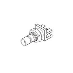 1 pcs : 73404-0140 - RF Connectors / Coaxial Connectors SMB JACK 75 OHM AIR DIE EDGE MNT BLKHD